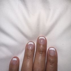 Four Seasons Nail Salon - Manicure, my nails done in a French manicure.