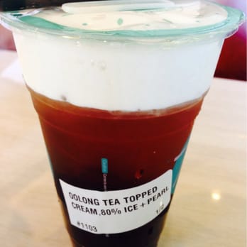 T4 - Oolong topped with cream, 80% ice. - Tea Rooms Near Me - San Leandro, California T4 - Oolong topped with cream, 80% ice. - Tea Rooms Near Me - San Leandro, California