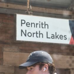 Penrith North Lakes Rail Station - Train station sign
