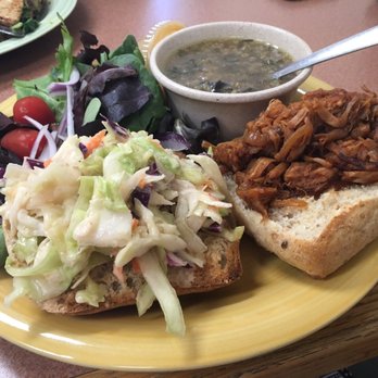 plant power cafe - Yum! Yum! Yum! This BBQ Jackfruit sandwich hits the spot. Everything I've eaten from here is delicious! - Juice Bars & Smoothies Near Me - Chattanooga, Tennessee plant power cafe - Yum! Yum! Yum! This BBQ Jackfruit sandwich hits the spot. Everything I've eaten from here is delicious! - Juice Bars & Smoothies Near Me - Chattanooga, Tennessee