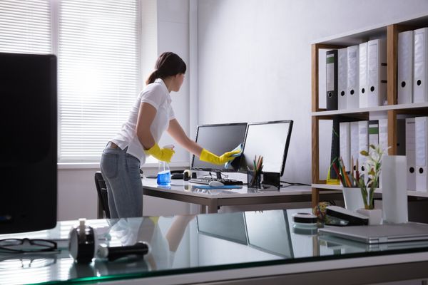 Office Cleaning - A Cleaner is responsible for all basic cleaning in and around the facility or office building. This can entail dusting, mopping, sweeping, vacuuming, and cleaning smudges off windows and doors. Ensuring restrooms are cleaned, sanitized, and restocked is another important responsibility of a cleaner. Our greatest reward is the smile on each customer’s face when they see how clean and organized their home or office is once we have worked our magic!