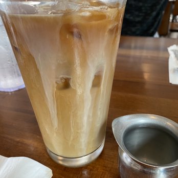 Wally's - Cold brew with oat milk - New American Near Me - Surf City, New Jersey Wally's - Cold brew with oat milk - New American Near Me - Surf City, New Jersey