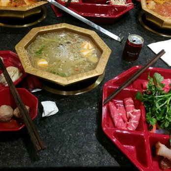 XiangZi Hotpot - You're looking at $38 for food, $7 extra for the pot, and hidden $2 for sauce. - Hot Pot Near Me - Markham, Ontario XiangZi Hotpot - You're looking at $38 for food, $7 extra for the pot, and hidden $2 for sauce. - Hot Pot Near Me - Markham, Ontario