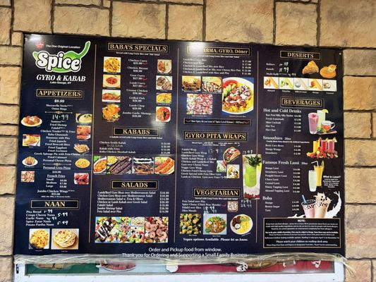 Menu photo 1 Spice Gyro & Kabob Lake George, NY Menu photo 1 Spice Gyro & Kabob Lake George, NY