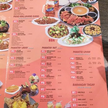 Pedro ‘n Coi - Menu - Filipino Near Me - Manila, NCR