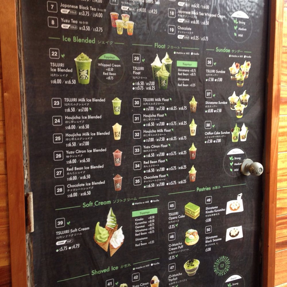 Tsujiri - Menu - Tea Rooms Near Me - Toronto, Ontario Tsujiri - Menu - Tea Rooms Near Me - Toronto, Ontario