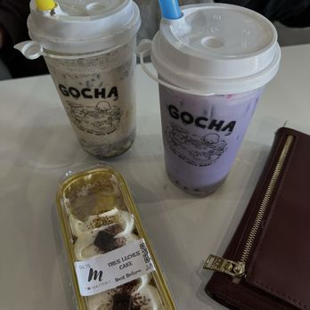 Gocha Shawnee - Brown Sugar Oreo with Boba, Taro with Boba, Tres Leches Cake - Bubble Tea Near Me - Mission, Kansas