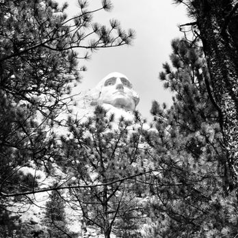 Mount Rushmore National Memorial - Love This shot of Washington from the Presidential Trail - Landmarks & Historical Buildings Near Me - Keystone, South Dakota