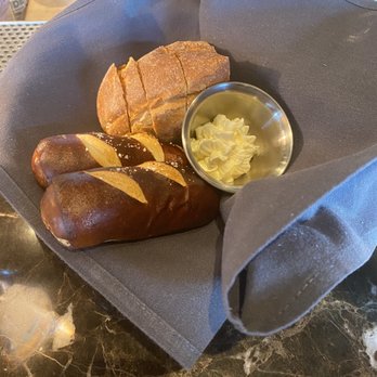 Ocean Prime - Amazing complimentary bread - Seafood Near Me - Chicago, Illinois