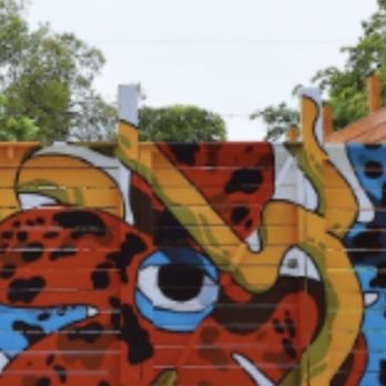Mo’s House Mural - Copper created - Public Art Near Me - Evansville, Indiana Mo’s House Mural - Copper created - Public Art Near Me - Evansville, Indiana