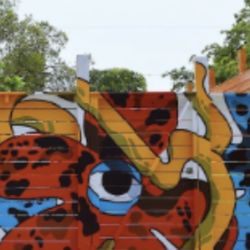 Mo’s House Mural - Copper created