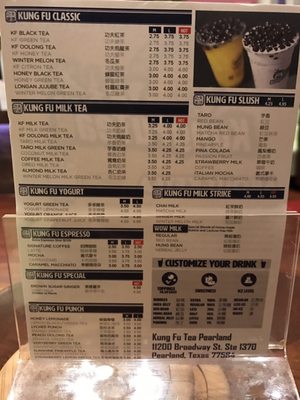 Menu photo 5 Kung Fu Tea Pearland, TX Menu photo 5 Kung Fu Tea Pearland, TX