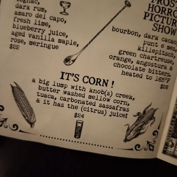 Canon - Creative cocktails like "It's Corn!" inspired by the viral video - New American Near Me - Seattle, Washington Canon - Creative cocktails like "It's Corn!" inspired by the viral video - New American Near Me - Seattle, Washington