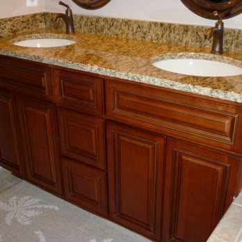 CM Tile Installation - Ancelmo installed this vanity and the sink fixtures. - Tiling Near Me