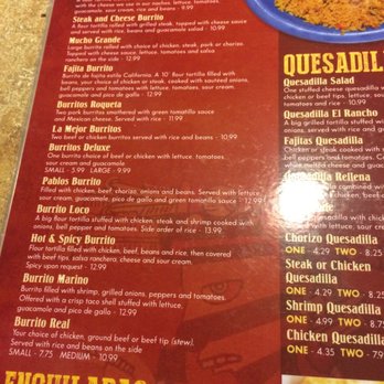 El Rancho Mexican Restaurant - Mexican Near Me - Greenville, Michigan