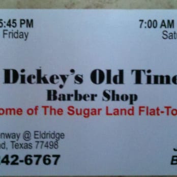 Dickey's Old Time Barber Shop - Barbers Near Me - Sugar Land, Texas