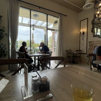 Le Cafe Du Sud - One of the two doors propped wide open in 111 F temperatures--very uncomfortable - Bakeries Near Me - Las Vegas, Nevada Le Cafe Du Sud - One of the two doors propped wide open in 111 F temperatures--very uncomfortable - Bakeries Near Me - Las Vegas, Nevada
