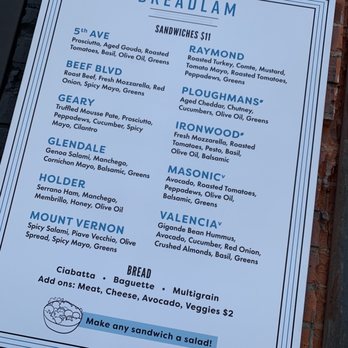 Breadlam - Menu - Sandwiches Near Me - Los Angeles, California Breadlam - Menu - Sandwiches Near Me - Los Angeles, California