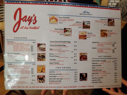 Menu photo 6 Jay's Recoleta, C