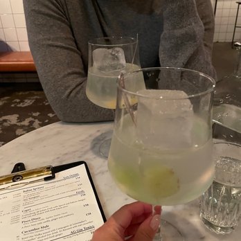 AG - Gin cocktail at the bar across - Barbeque Near Me - Stockholm, Alberta