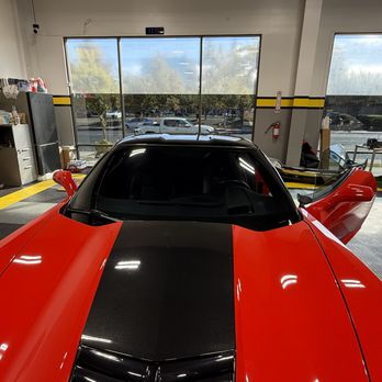 Tint World - Front tint and stinger closeup - Auto Detailing Near Me - Concord, California