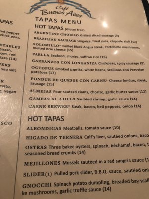 Menu photo 7 Cafe Buenos Aires Huntington, NY