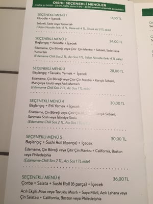 Menu photo 2 Oishii Wok & Sushi Istanbul, 34