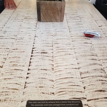 Chick-fil-A - There is a story behind this table. Check the website if you want one. - Fast Food Near Me - Virginia Beach, Virginia Chick-fil-A - There is a story behind this table. Check the website if you want one. - Fast Food Near Me - Virginia Beach, Virginia