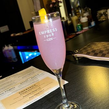 L’uva Wine Room - Lavender French 75 - Wine Bars Near Me - Starkville, Mississippi