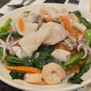 Delicious Food Corner - Seafood Chow Mein - Hong Kong Style Cafe Near Me - Rosemead, California Delicious Food Corner - Seafood Chow Mein - Hong Kong Style Cafe Near Me - Rosemead, California