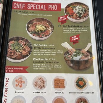 Pho Anvi - Menu - Sept 2026 - Vietnamese Near Me - Norwalk, California