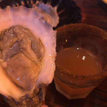 Muddy Waters - Spicy Oyster shooter - American Near Me - Deerfield Beach, Florida Muddy Waters - Spicy Oyster shooter - American Near Me - Deerfield Beach, Florida