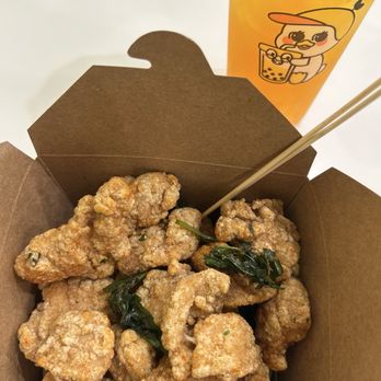 Teapot - Popcorn chicken level 5 - Bubble Tea Near Me - Brentwood, California