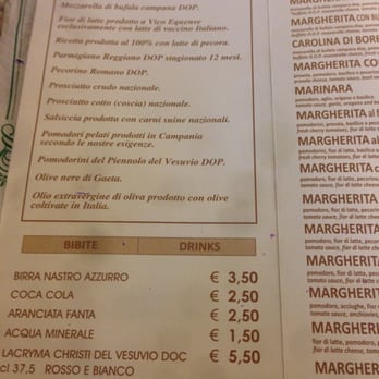 Pizzeria Trianon - Left of the menu - drinks - Pizza Near Me - Naples, NA Pizzeria Trianon - Left of the menu - drinks - Pizza Near Me - Naples, NA
