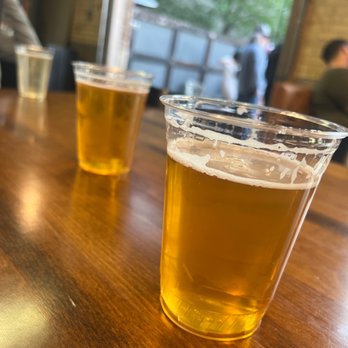 Padraigs Brewing - two glasses of beer on a table - Breweries Near Me - Minneapolis, Minnesota