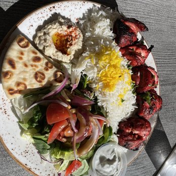 Bistro Kabob - Chicken Tandoori Plate Entrees - Persian/Iranian Near Me - Carlsbad, California Bistro Kabob - Chicken Tandoori Plate Entrees - Persian/Iranian Near Me - Carlsbad, California