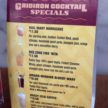 Ruby Slipper Mobile - Cocktail menu - Breakfast & Brunch Near Me - Mobile, Alabama