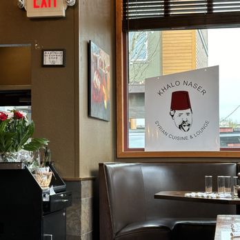 Khalo Naser - Hostess booth near to front entrance - Middle Eastern Near Me - Corvallis, Oregon