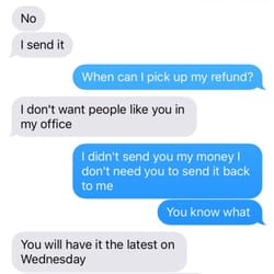 Stone Dynamics - Marcelo from stone dynamic telling me off over my money.