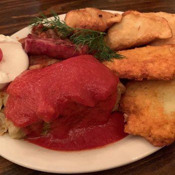 Karczma - Plate of polish specialities - Polish Near Me - Brooklyn, New York Karczma - Plate of polish specialities - Polish Near Me - Brooklyn, New York