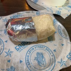Sabor Latin Street Grill - Davidson - Shrimp Sabor Especial Burrito