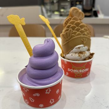 Somisomi - cookie butter & ube - Desserts Near Me - Frisco, Texas Somisomi - cookie butter & ube - Desserts Near Me - Frisco, Texas