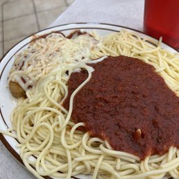 Chicken Parmesan with pasta Chicken Parmesan with pasta