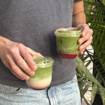 Abrah Bakery And Daily Bistro - Pomegranate matcha, wild berry matcha - Bakeries Near Me - Chicago, Illinois