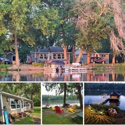 Lake Cottage In The Woods