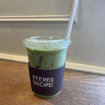 Stereoscope Coffee - Medium Sweetened Matcha - Coffee Roasteries Near Me - Long Beach, California Stereoscope Coffee - Medium Sweetened Matcha - Coffee Roasteries Near Me - Long Beach, California