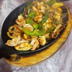 Los Magueyales - Shrimp fajitas