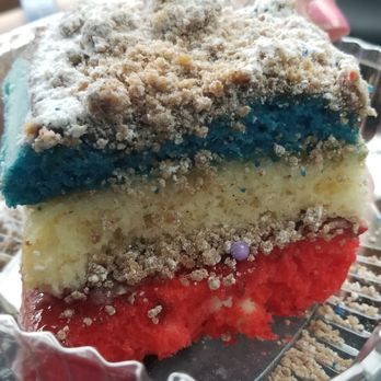 Sweetie Pies on Main - Rainbow crumb cake - Bakeries Near Me - Cold Spring Harbor, New York Sweetie Pies on Main - Rainbow crumb cake - Bakeries Near Me - Cold Spring Harbor, New York