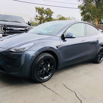 Platinum Plus Detailing - Tesla Y with powder coated rims and detail - Auto Detailing Near Me - Costa Mesa, California Platinum Plus Detailing - Tesla Y with powder coated rims and detail - Auto Detailing Near Me - Costa Mesa, California