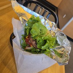 BGR Burgers Grilled Right - Vegan Lettuce Bun Burger